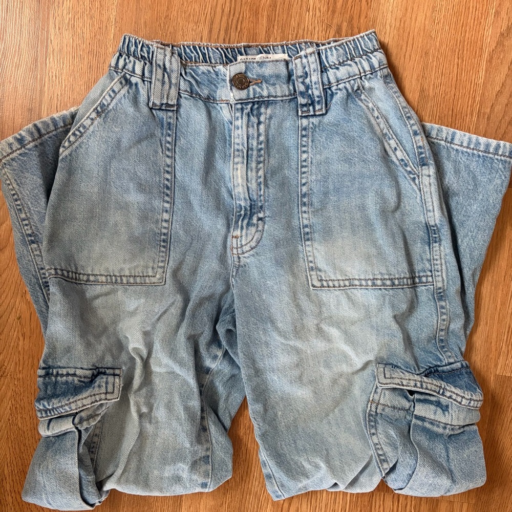 Garage Light Blue Cargo Jeans